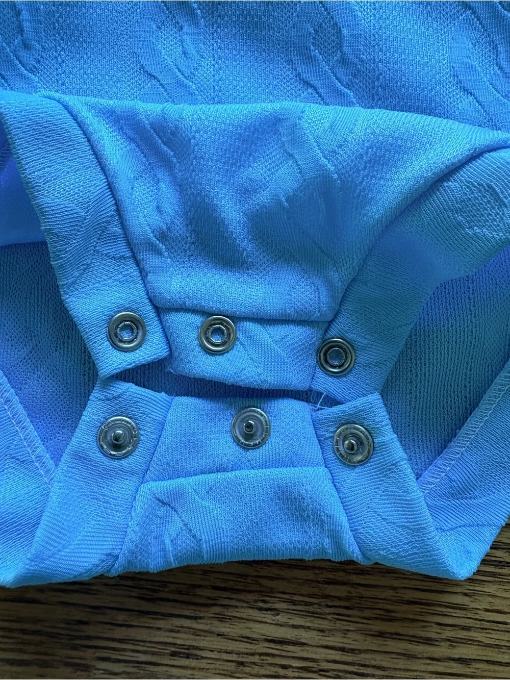 VTG Little Me by Lois Baby Blue Button-Up Outfit and Jacket set- size NB?